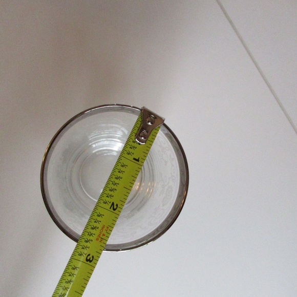 Mikimoto International Etched Highball glasses & silver stirrer - Picture 5 of 9